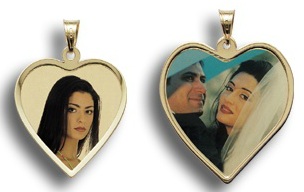medalla foto corazon